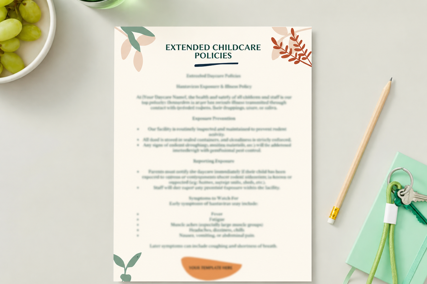 Extended/Sick Childcare Policies