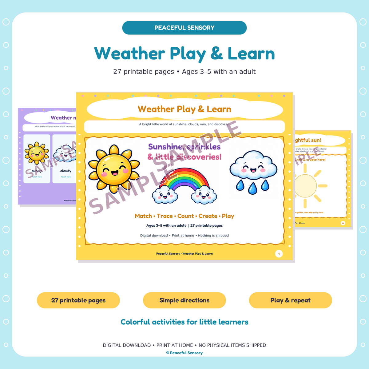 Weather Play Pack